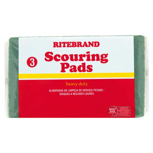 Ritebrand Heavy Duty Scouring Pads 3 Pack