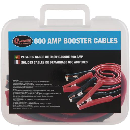 Q Premium Booster Cables 600 AMP