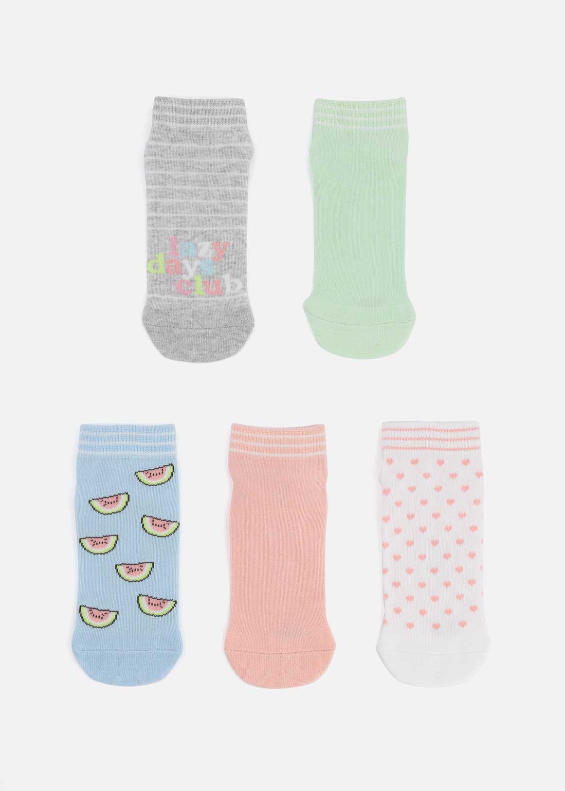 S22O 5PK CROP LAZY DAYS CLUB  X CORAL   12+-3+