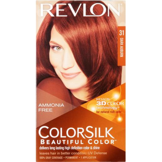 Revlon ColorSilk Beautiful Color Dark Auburn 31 Hair Colour Pack