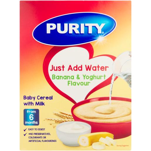 Purity Banana & Yoghurt Flavoured Baby Cereal With Milk 200g