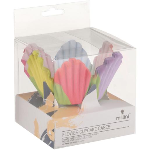 Millini Flower Cupcake Cases 25 Pack