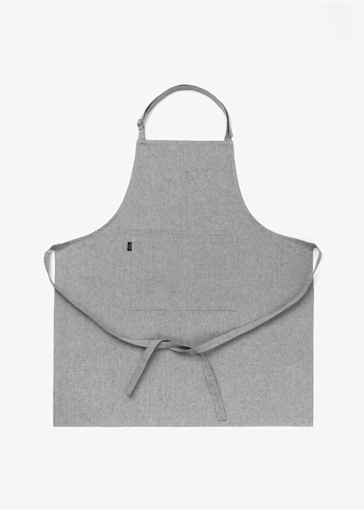 SC Chambray apron W23  X GREY