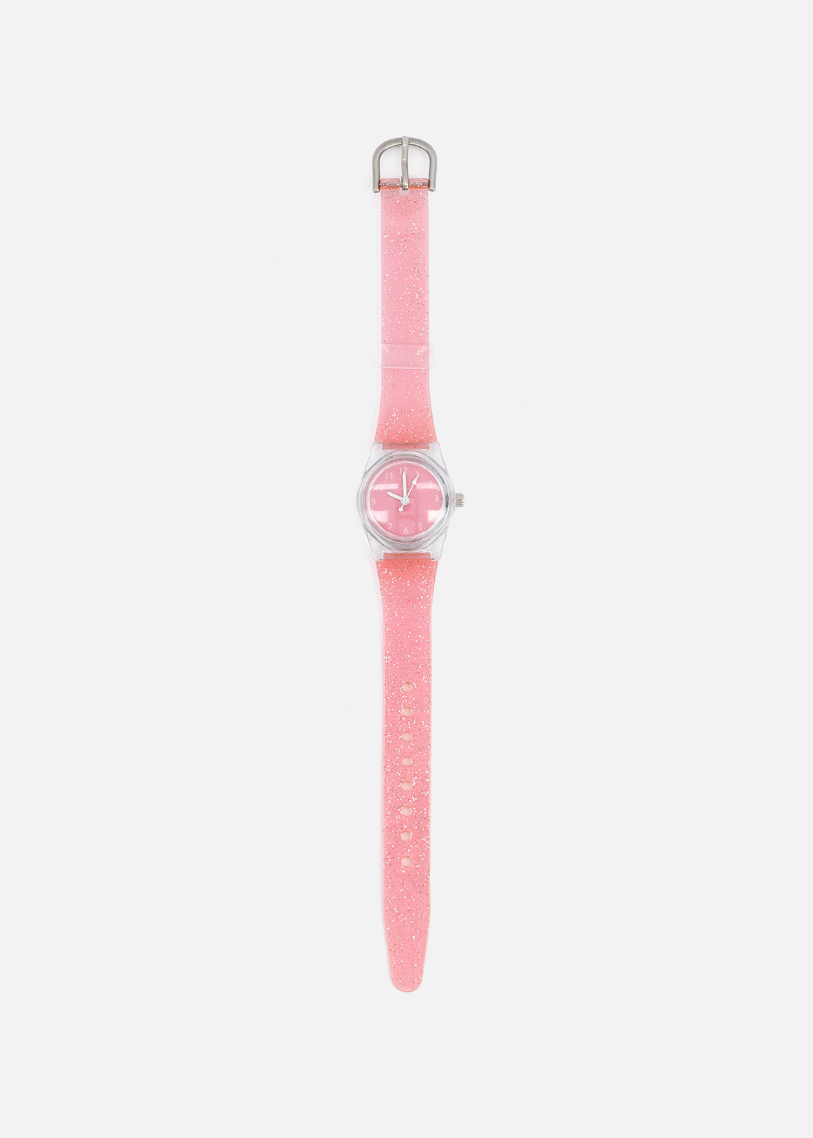 S22 Jelly Glitter Watch  X PINK