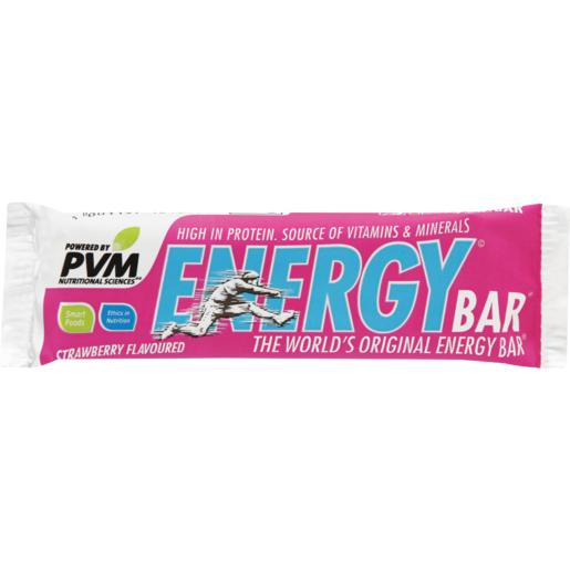 PVM Strawberry Energy Bar 45g