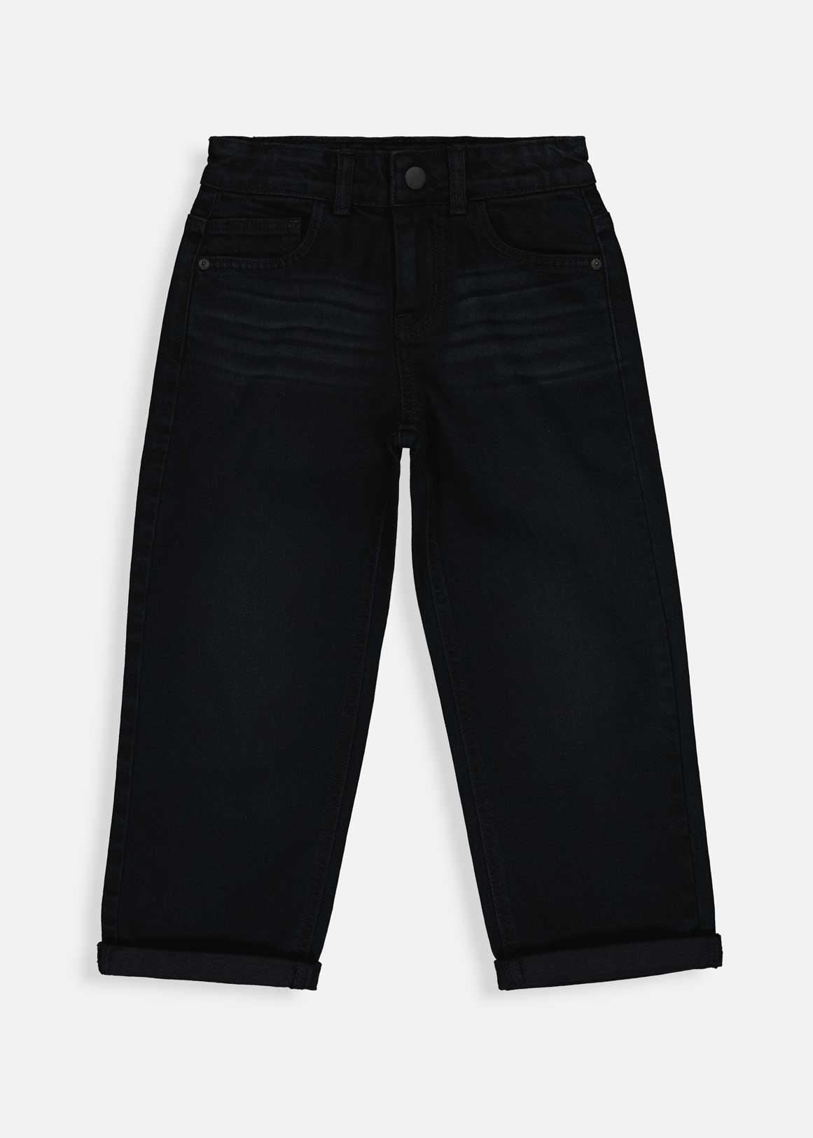 RE BLUE BLACK RELAXED DENIM  DARK BLUE   2
