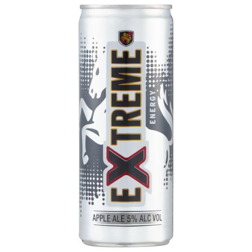 Hunter’s Extreme Energy Apple Ale Cider Can 250ml