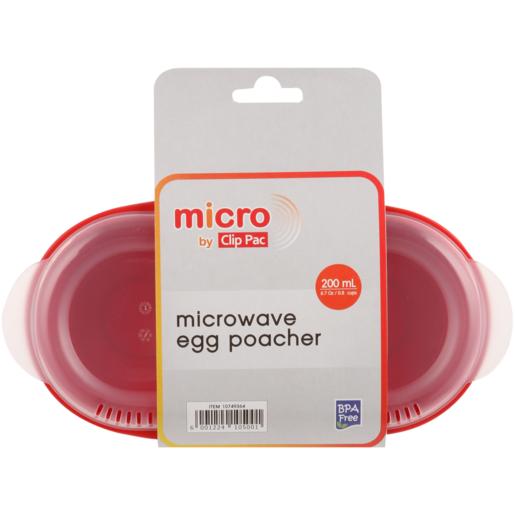 Clipac Microwave Egg Poacher 2 Eggs