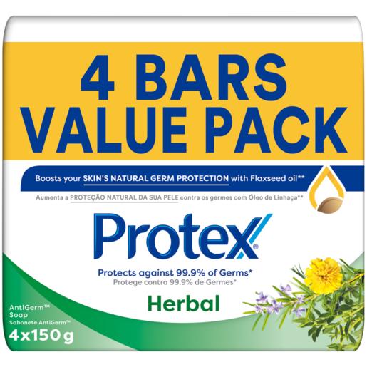 Protex Herbal Antigerm Bath Soap Value Pack 4 x 150g