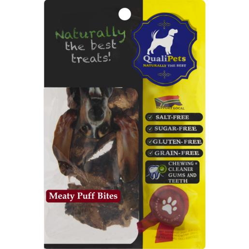 QualiPets Meaty Puff Bites Dog Treats 30g