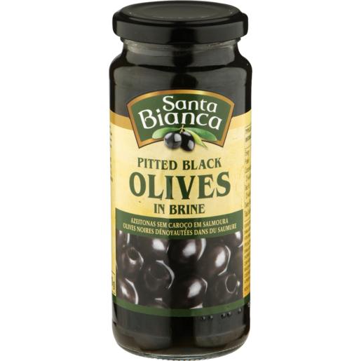 Santa Bianca Pitted Black Olives 335g