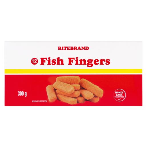 Ritebrand Frozen Coated Fish Fingers 300g