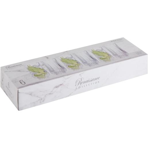 Renaissance Collection Hi Ball Glasses 341ml 6 Piece