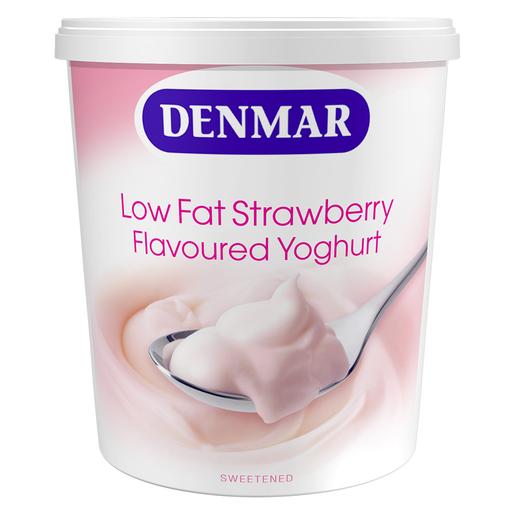 Denmar Low Fat Strawberry Flavoured Yoghurt 1kg