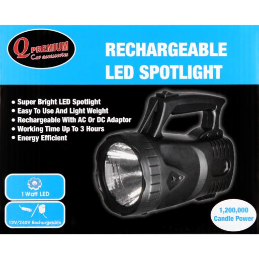 Q Premium Rechargeable LED Spotlight