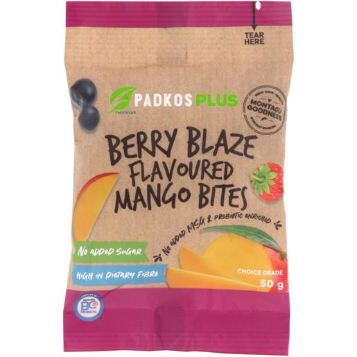 Padkos Berry Blaze Flavoured Mango Bites 50g