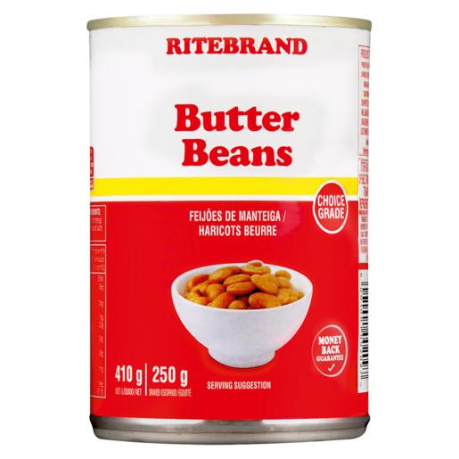 Ritebrand Butter Beans Can 410g