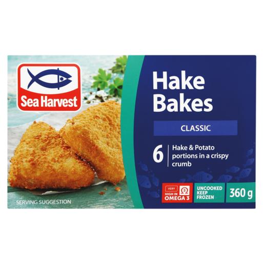 Sea Harvest Frozen Classic Hake Bakes 360g