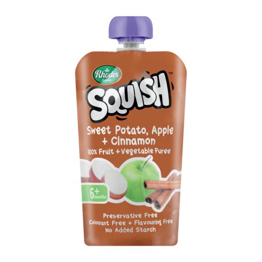 Rhodes Squish Sweet Potato, Apple & Cinnamon Flavoured Baby Food 110ml