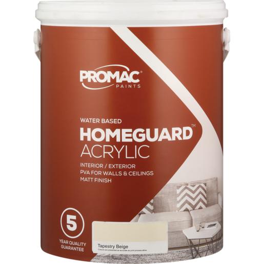Promac Homeguard Acrylic Tapestry Beige Paint 5L