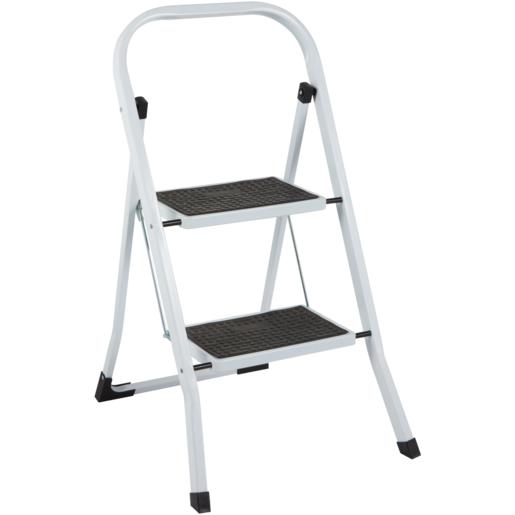 Pro Tools White Metal 2 Step Ladder