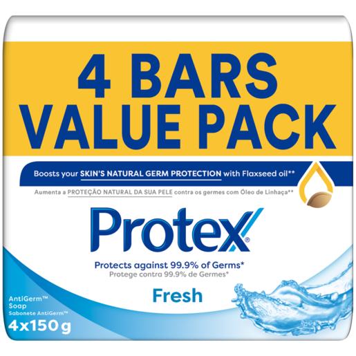 Protex Fresh Antigerm Bath Soap Value Pack 4 x 150g