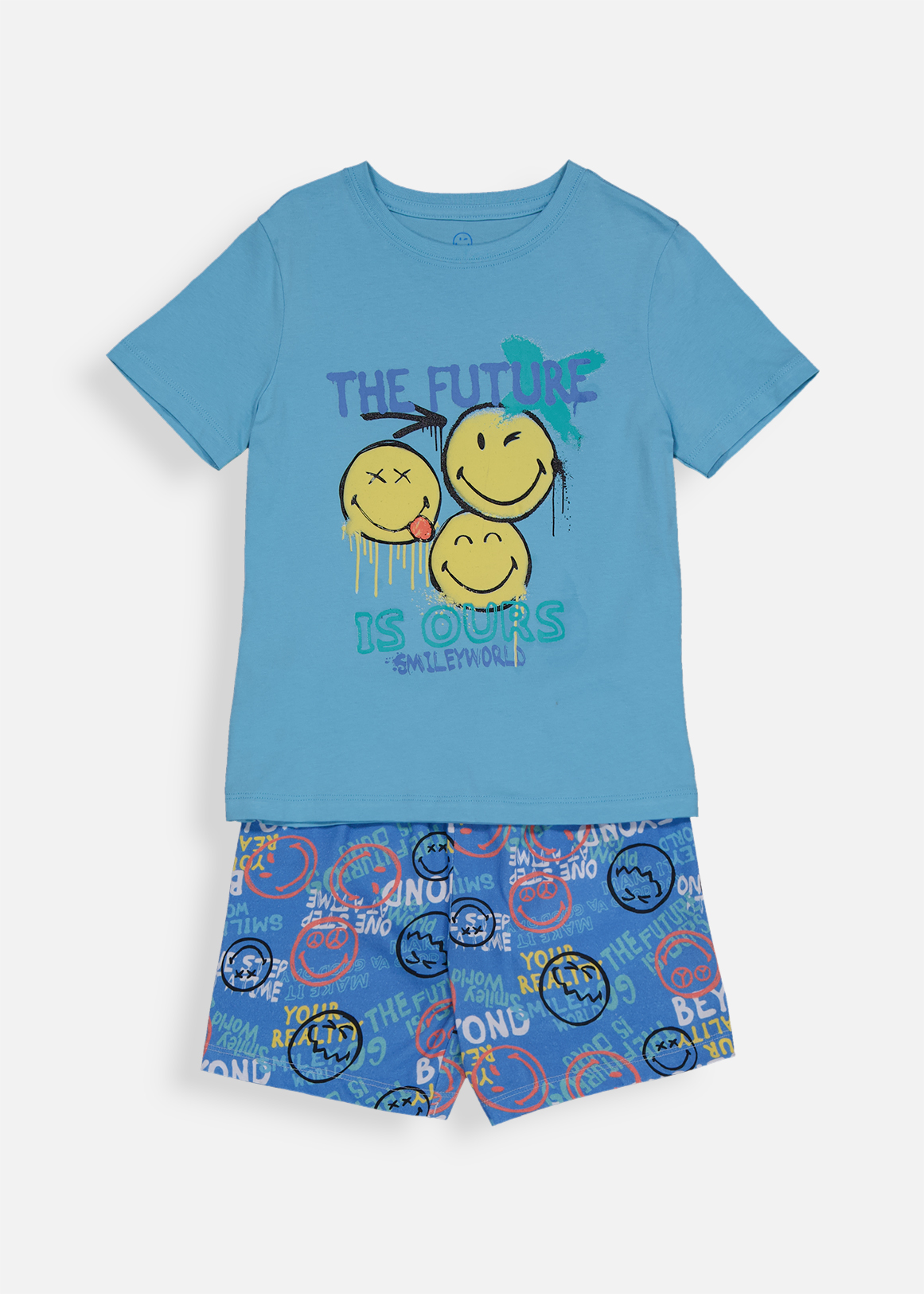SMILEYWORLD PJ SET X BLUE 9
