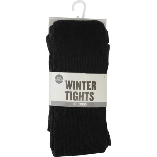 Bare Basics Large Ribbed Winter Tights