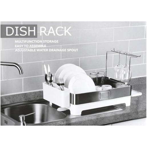 Prochef White Multifunctional Large Storage Dish Rack