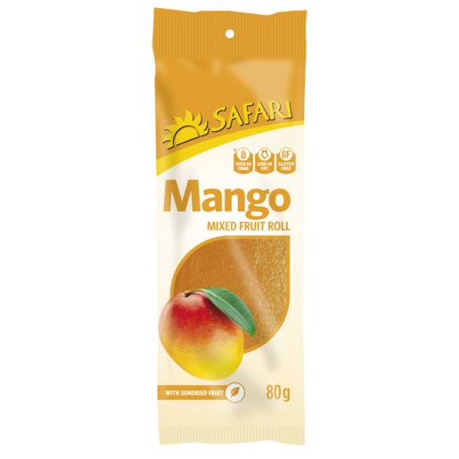 Safari Mango Mixed Fruit Roll 80g