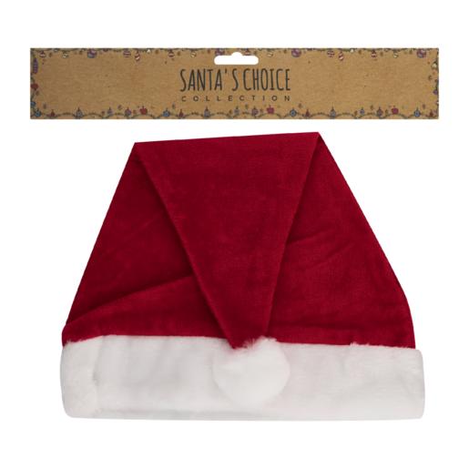 Santa’s Choice Velvet Santa Hat