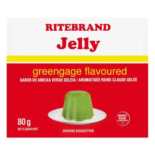 Ritebrand Greengage Flavoured Instant Jelly 80g