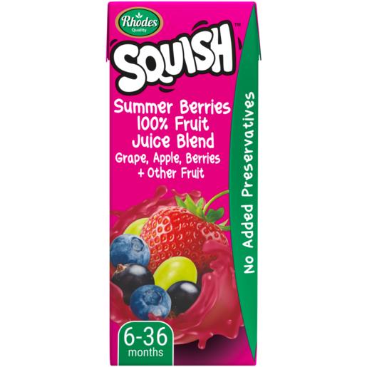 Rhodes Squish 100% Summer Berries Juice Blend 200ml