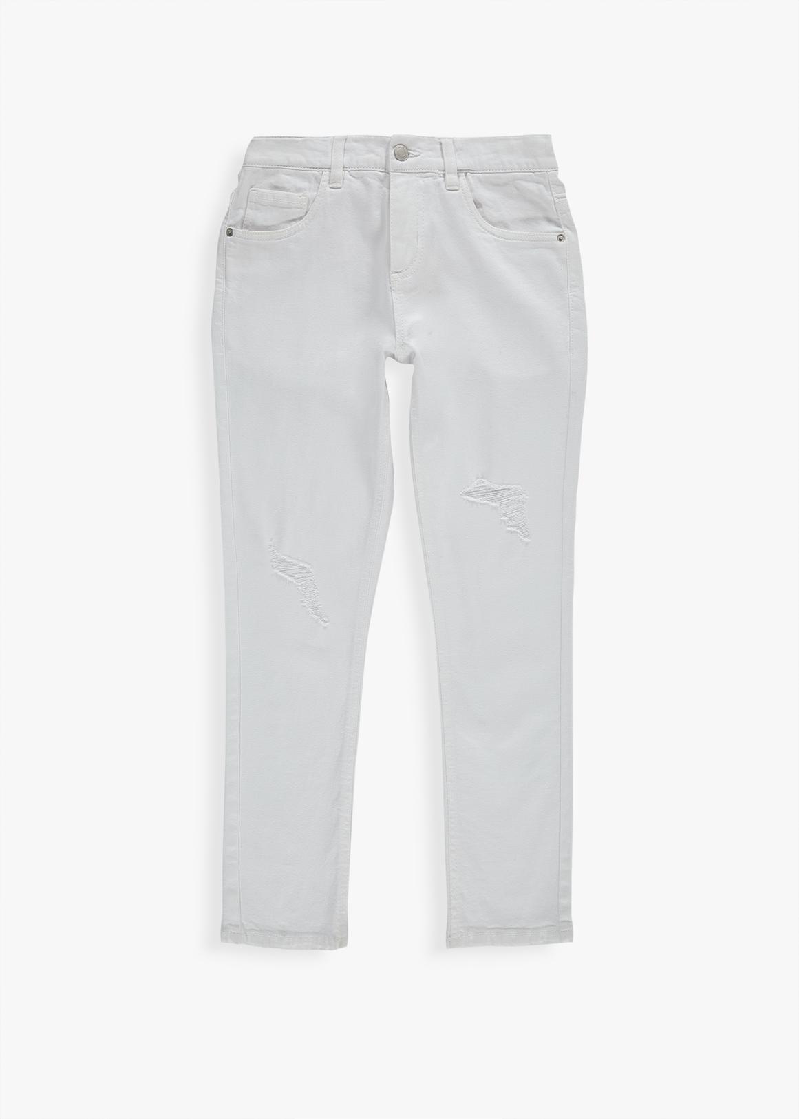 RIP AND REPAIR WHITE JEAN  WHITE   10