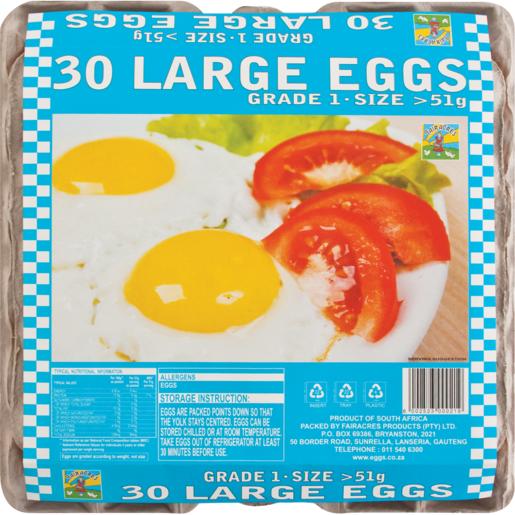 Fairacres Large Eggs 30 Pack