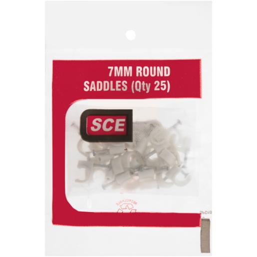 SCE Round Saddles 7mm 25 Pieces