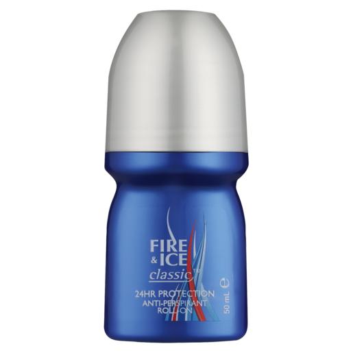 Revlon Fire & Ice Original Mens Anti-Perspirant Roll-On 50ml