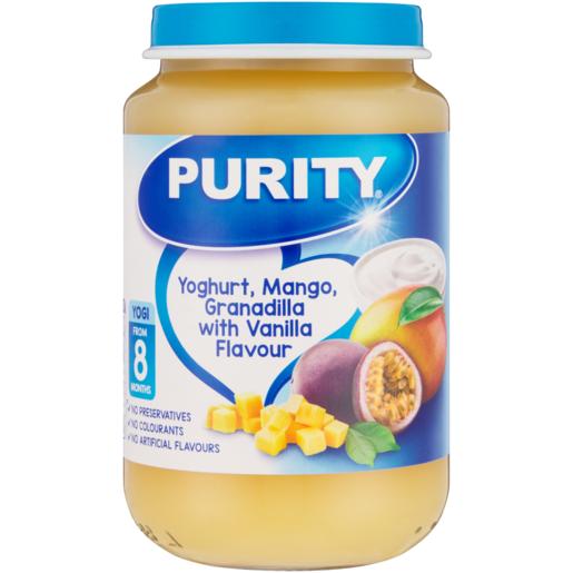 Purity Yoghurt, Mango, Granadilla With Vanilla Flavour Baby Food 200ml