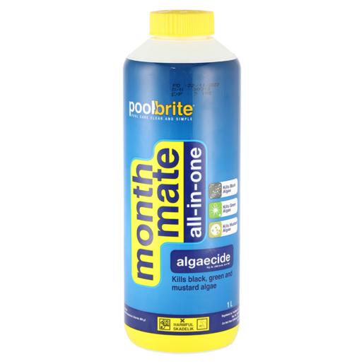 Poolbrite All-In-One Blue/Yellow Algaecide 1L