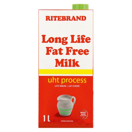 Ritebrand Long Life Fat Free Milk 1L