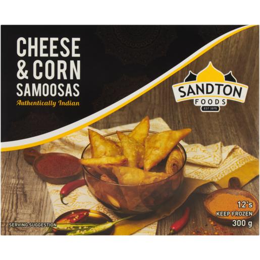 Sandton Foods Frozen Cheese & Corn Samoosas 12 Pack