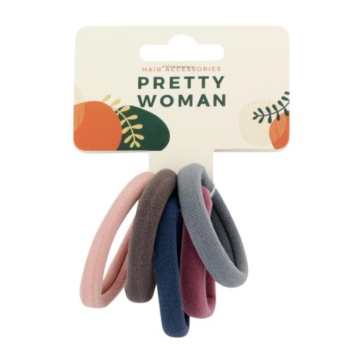 Pretty Woman Ponytail Holder 5 Pack