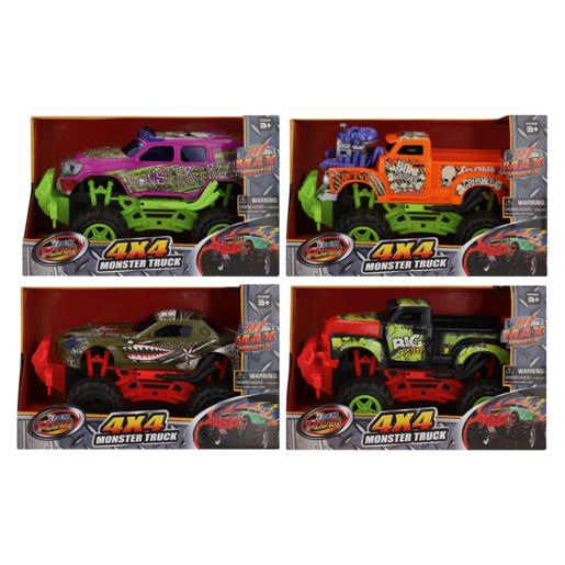 Max Monster 4×4 Friction Truck 30cm (Assorted Item – Supplied At Random)