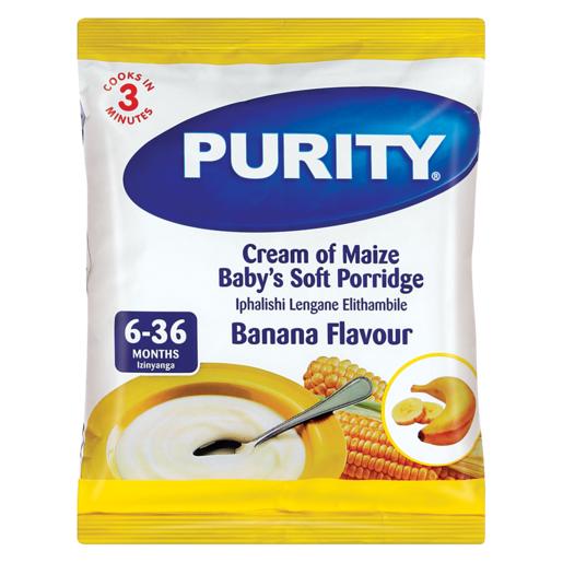 Purity Banana Flavour Cream Of Maize Baby’s Soft Porridge 400g