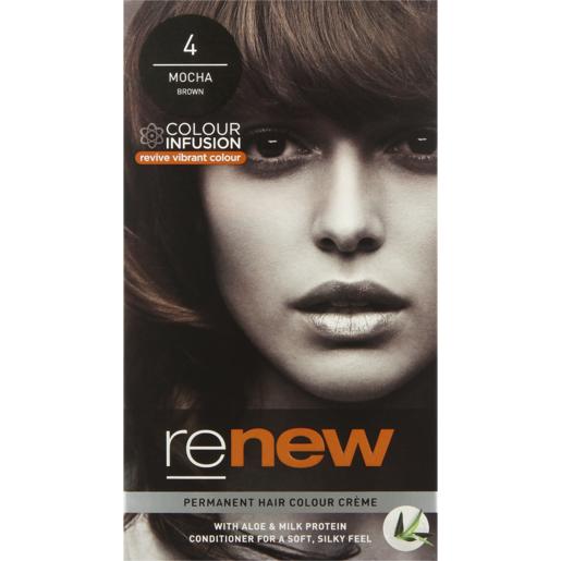 Renew Mocha Brown 4 Permanent Hair Colour Créme 50ml