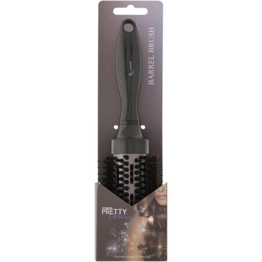 Pretty Woman Black Large Ceramic Infused Technology Barrel Brush