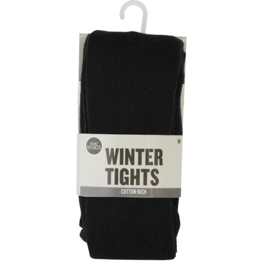 Bare Basics Medium Black Winter Tights