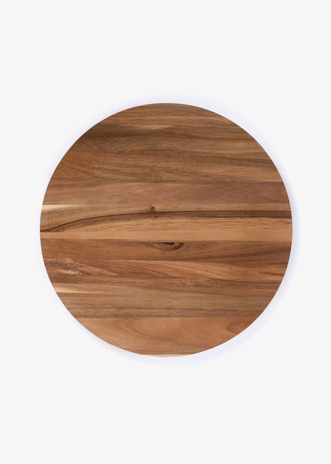 Round 33cm Wood PM W22  NATURAL