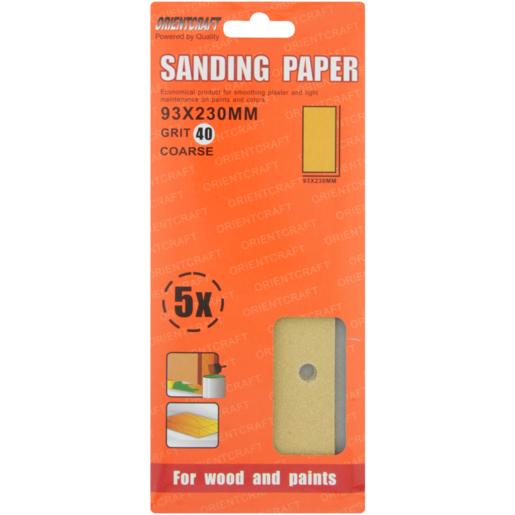 Pro Tools Coarse Sanding Paper 90 x 187mm