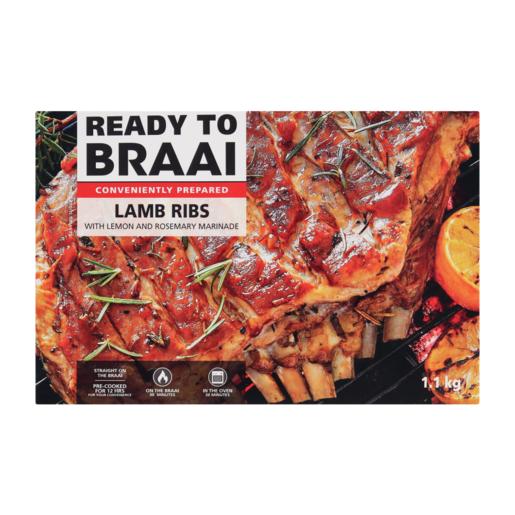Ready To Braai Lamb Ribs 1.1kg